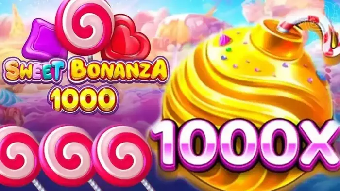 Renkli tatlılar ve meyvelerle tasarlanmış Sweet Bonanza